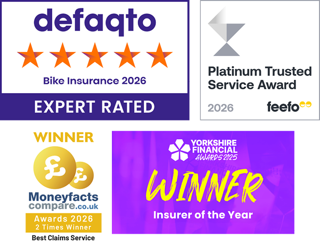 A collection of images showing the awards that The Insurance Emporium has won