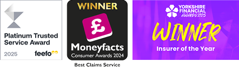 A collection of images showing the awards that The Insurance Emporium has won