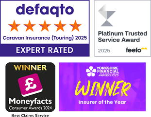 A collection of images showing the awards that The Insurance Emporium has won